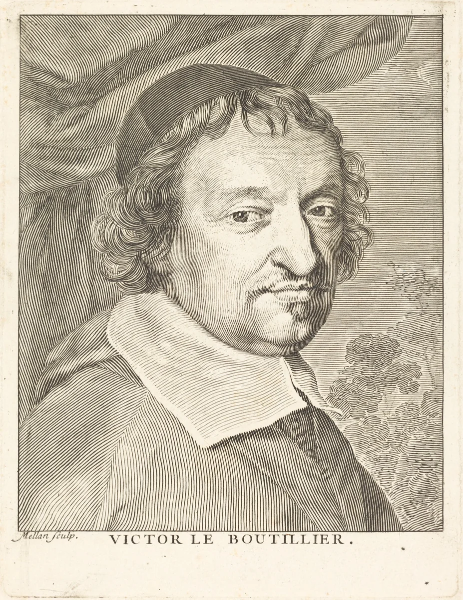 Victor Le Bouthillier by Claude Mellan, print, 1598-1688