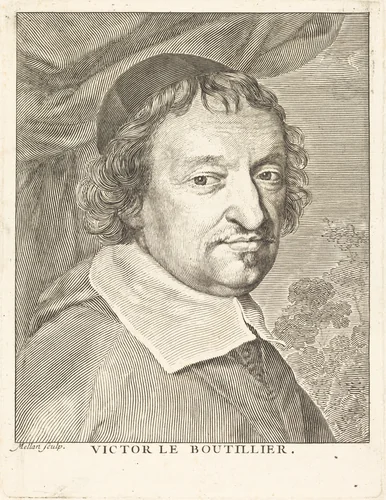 Victor Le Bouthillier by Claude Mellan, print, 1598-1688