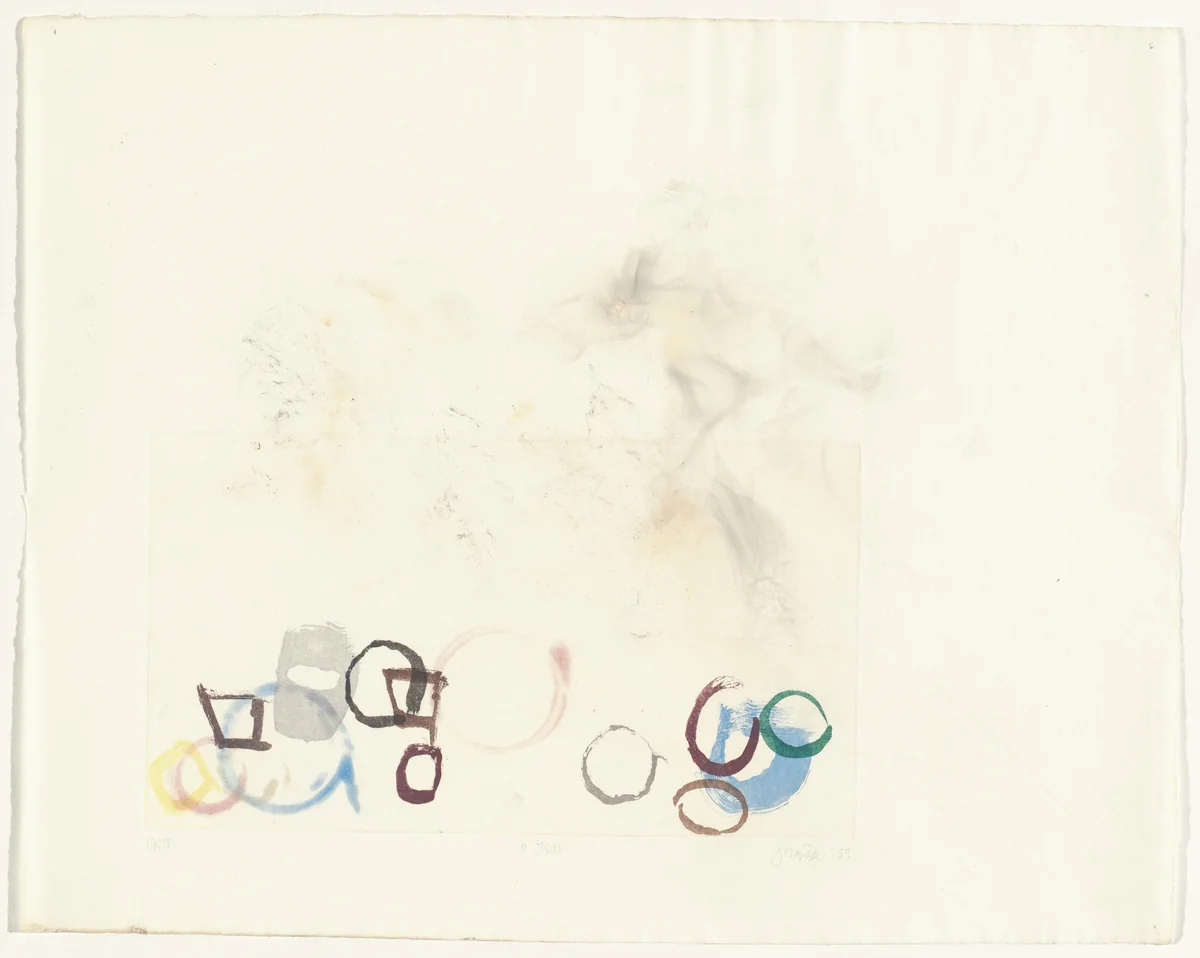 10 Stones by John Cage, print, 1989