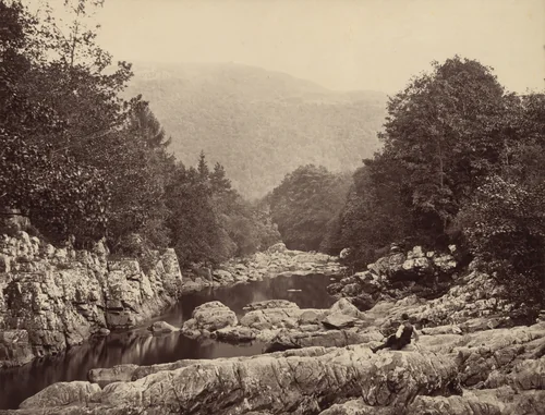 On the Llugwy, at Miner's Bridge, Betws-y-Coed by Francis Bedford, photograph, 1860