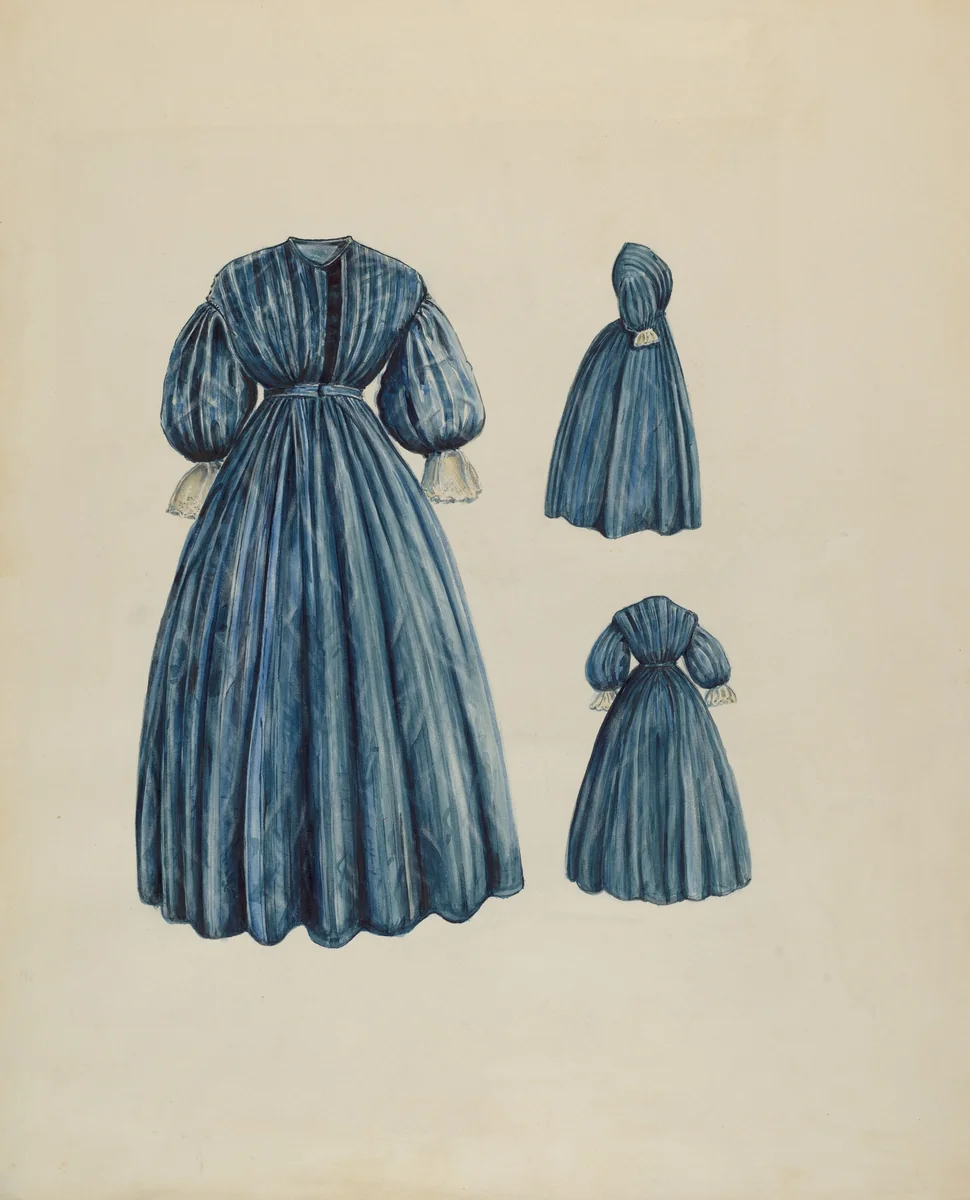 Dress by Al Curry, index of american design, 1937