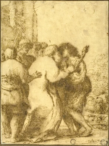 Return of the Prodigal Son by Unknown Artist, drawing, 1620-1660
