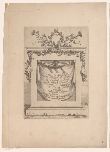 Portret van Johann Heinrich Schütte by Michael Heinrich Rentz, print, 1720