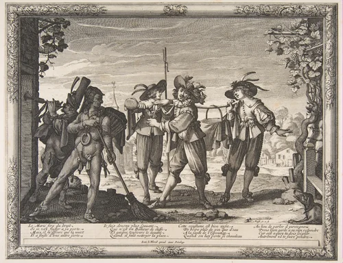 Charivari by Abraham Bosse, print, 1628-1638