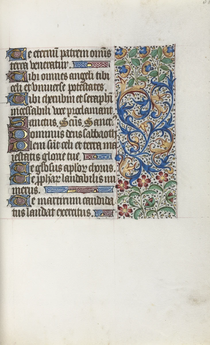 Book of Hours (Use of Rouen): fol. 37r by Master of the Geneva Latini, book, 1465-1475