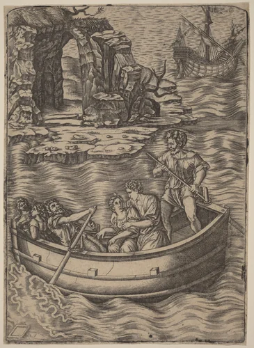 The Barc by Raphael, print, 1515-1530