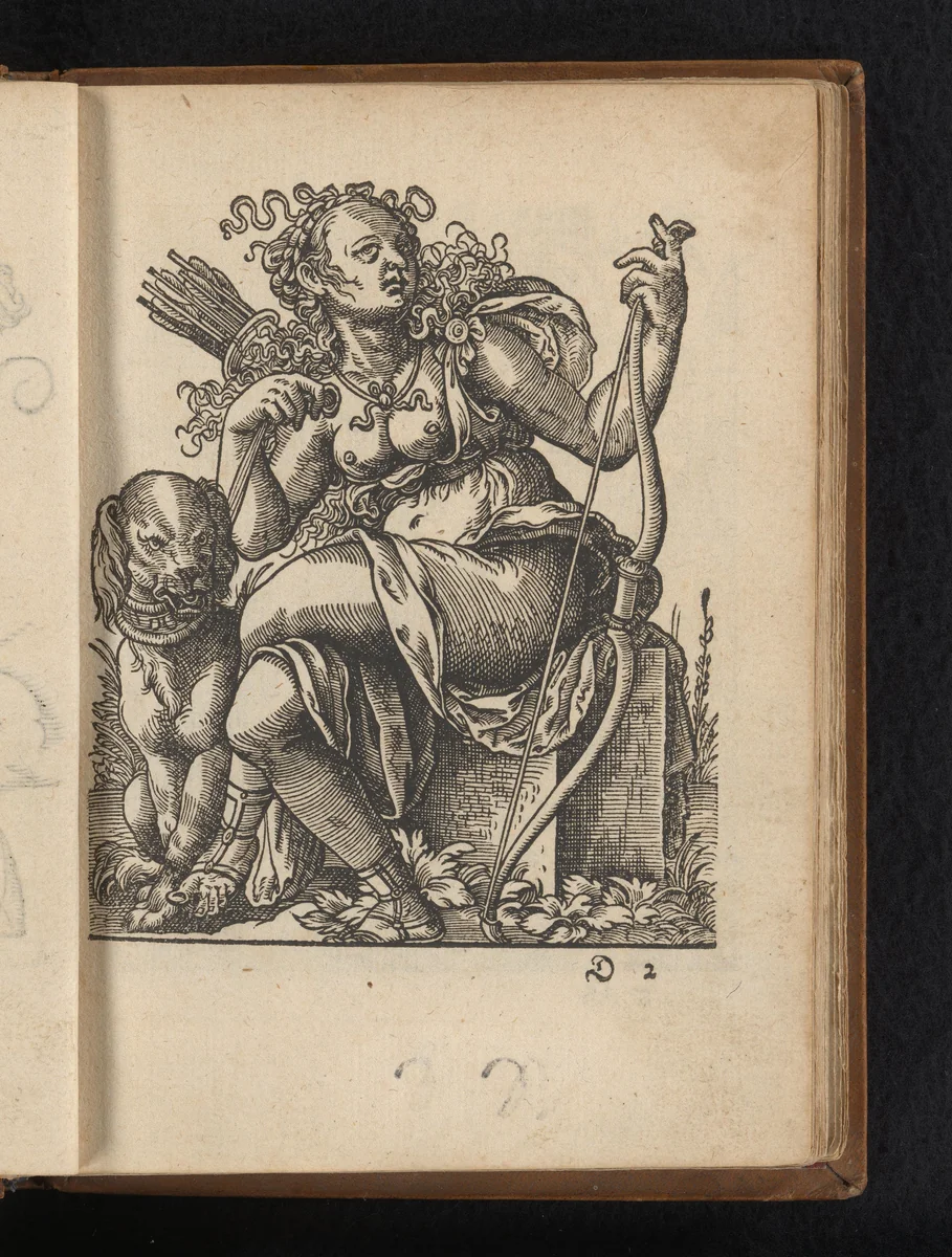 Diana by Unknown, print, 1578