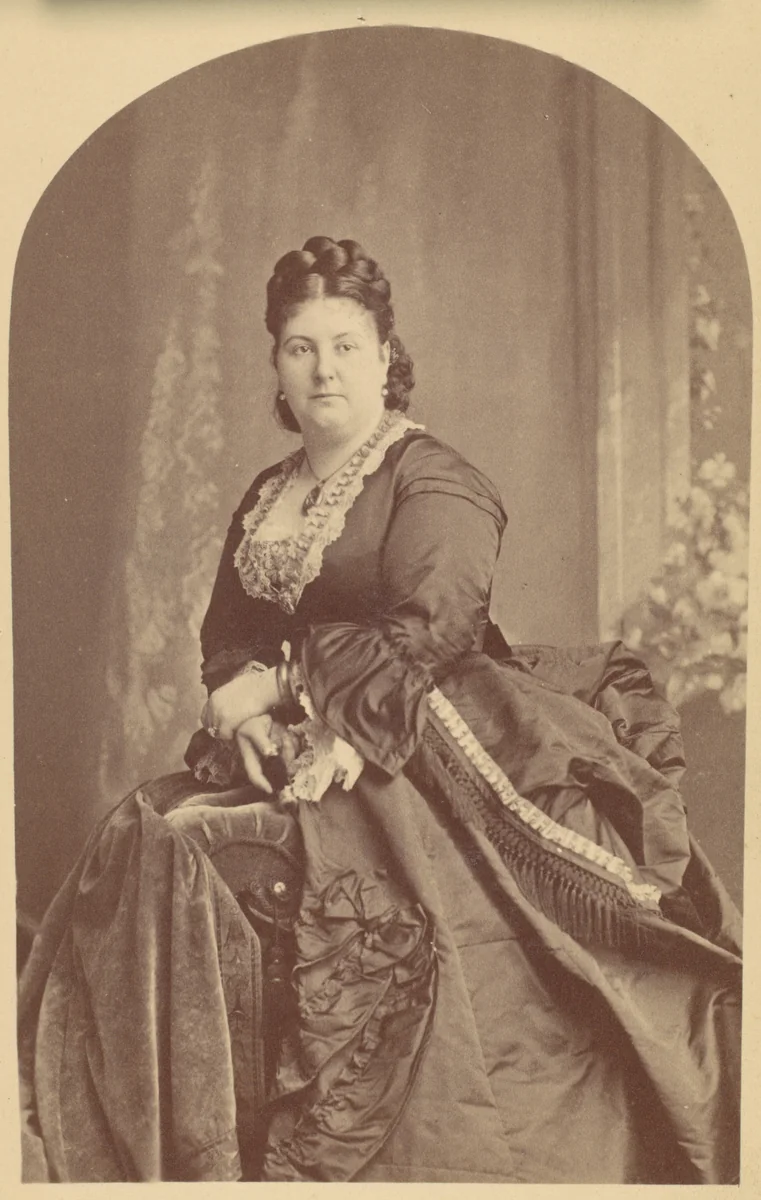 [The British Soprano Euphrosyne Parepa-Rosa (1836-1874)] by Jeremiah Gurney, photograph, 1870-1879