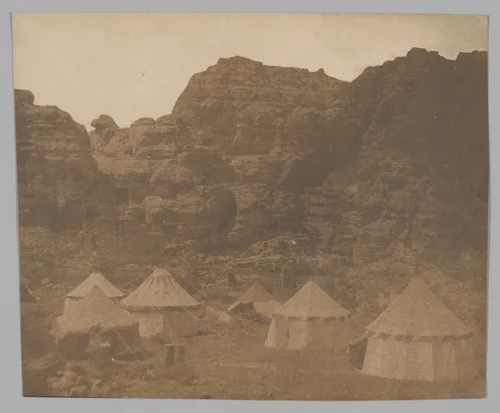 [Expedition Camp, Petra] by Leavitt Hunt, photograph, 1852