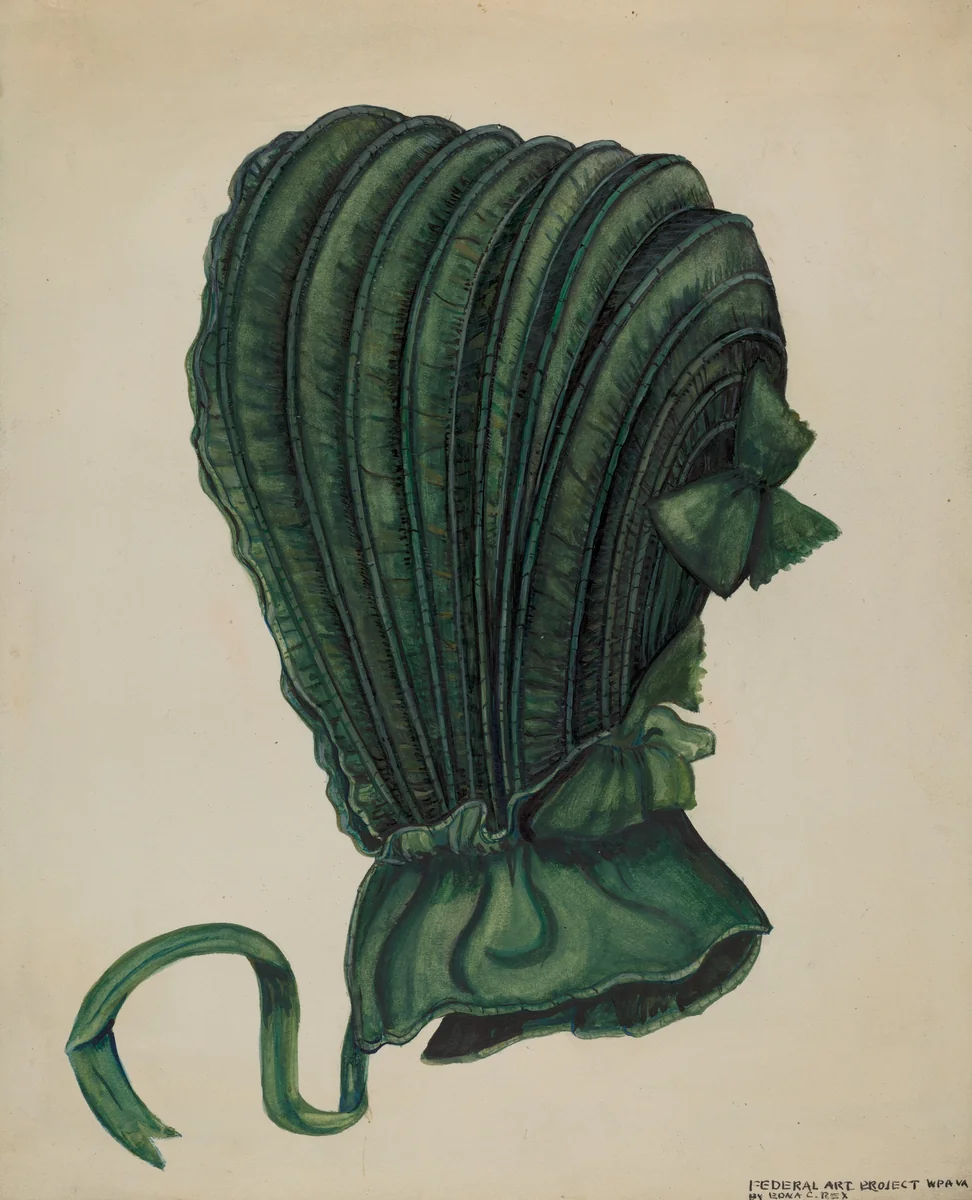 Calash by Edna Crenshaw Rex, index of american design, 1936