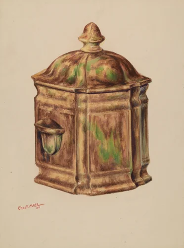 Sugar Bowl by Charles Moss, index of american design, 1938