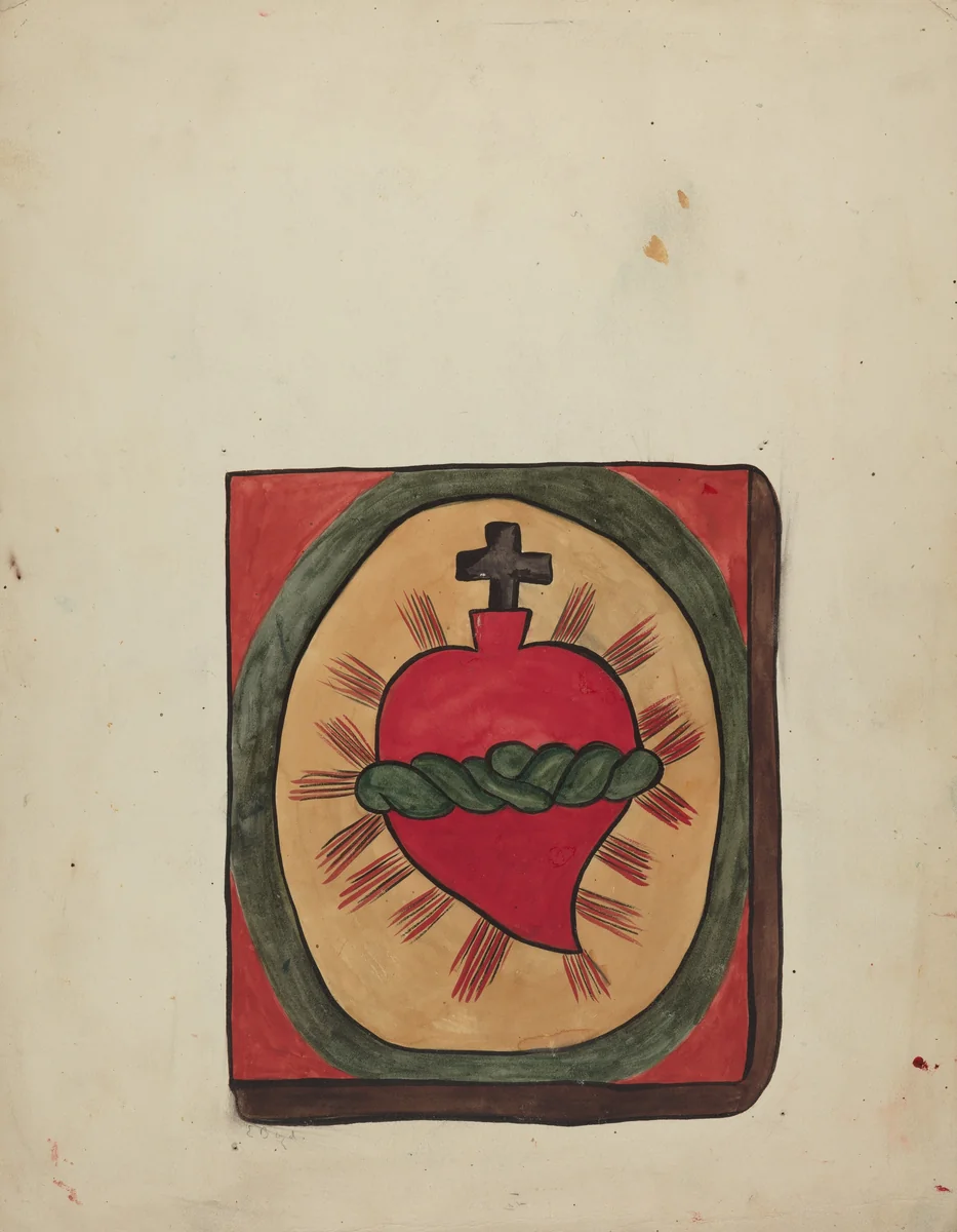 Retablo by E. Boyd, index of american design, 1935-1942