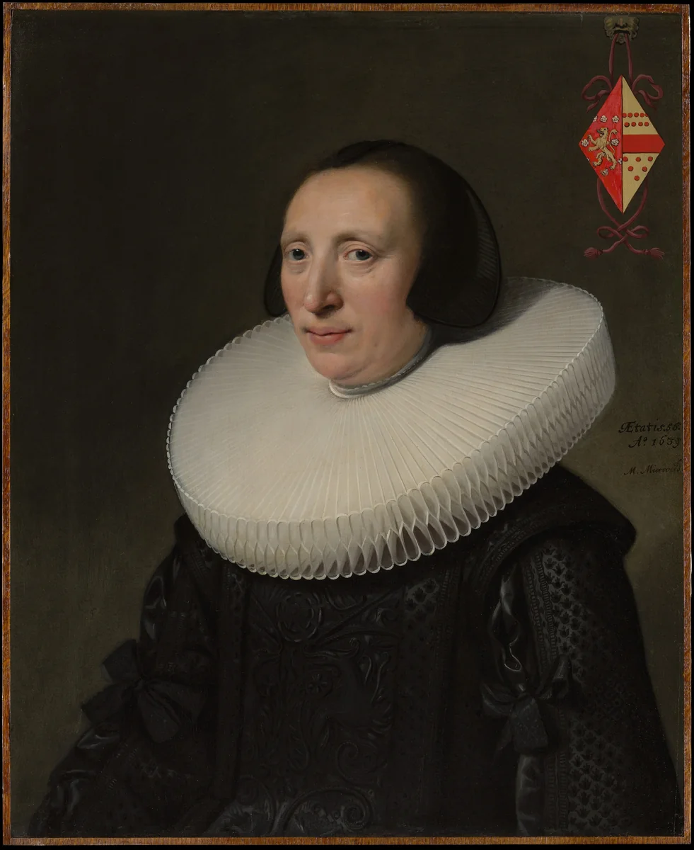Margaretha van Clootwijk (born about 1580/81, died 1662) by Michiel Jansz. van Mierevelt, painting, 1639