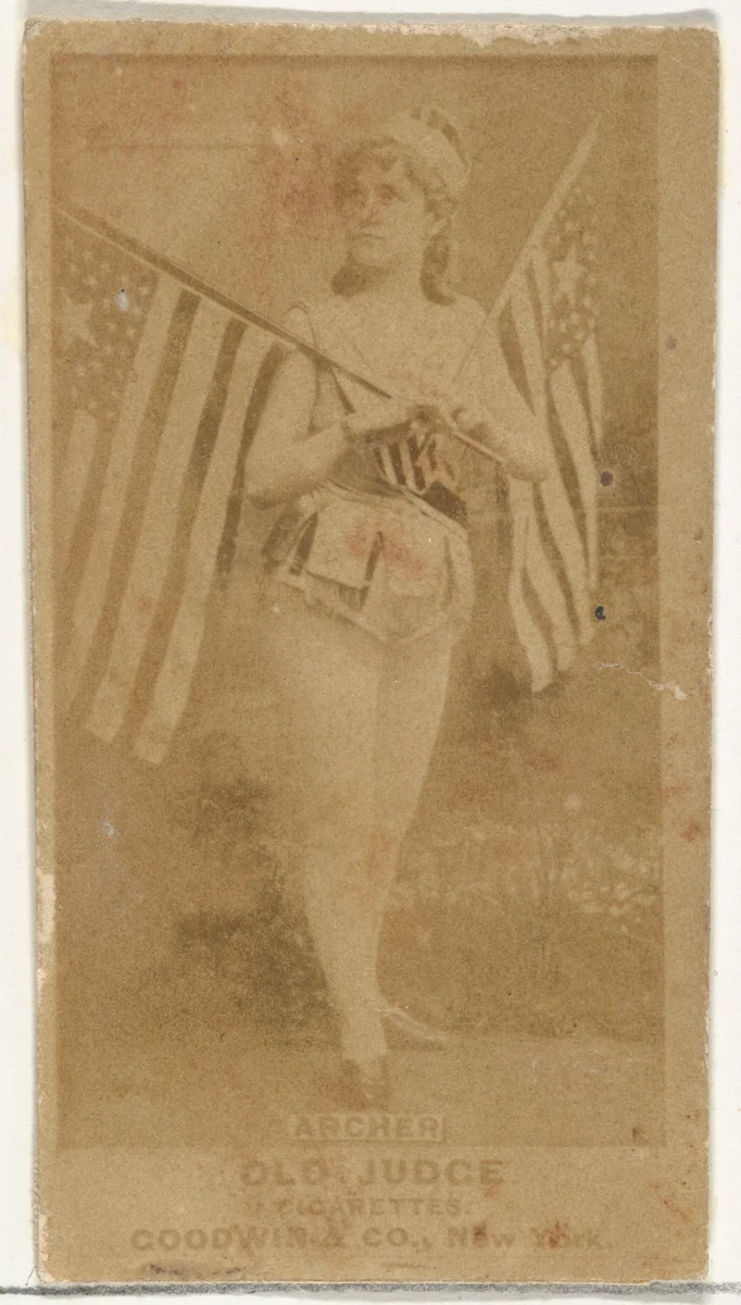 Archer, from the Actors and Actresses series (N171) for Old Judge Cigarettes by Goodwin & Company, photograph, 1886-1890