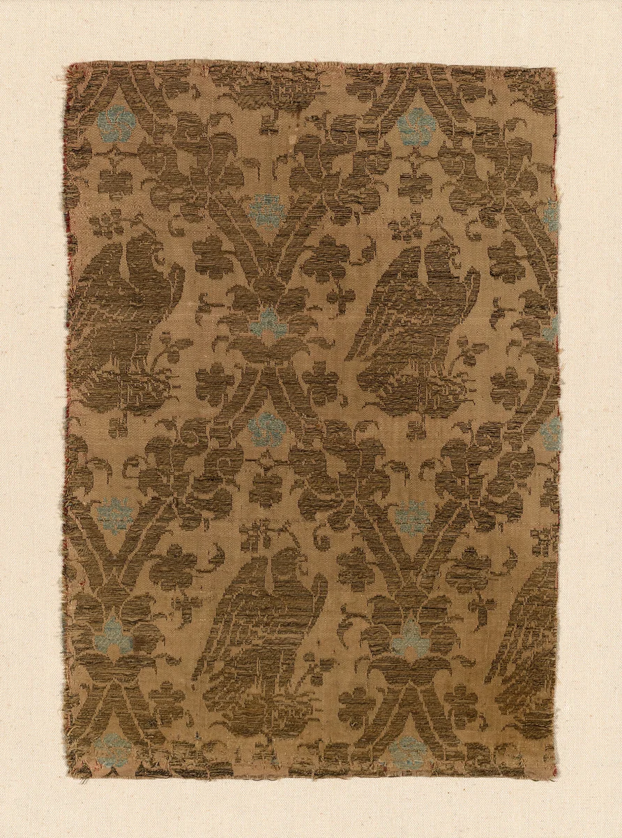 Fragment by Italy, textile, 1350-1400