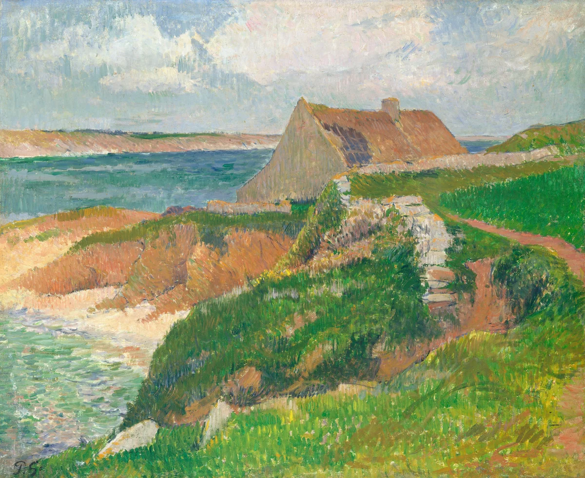 The Island of Raguenez, Brittany by Henri Moret, painting, 1890-1895