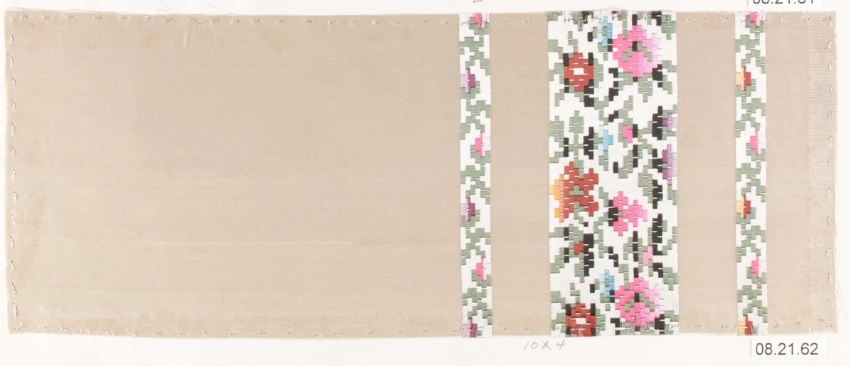 Textile sample by Unknown Designer, textile, 1900