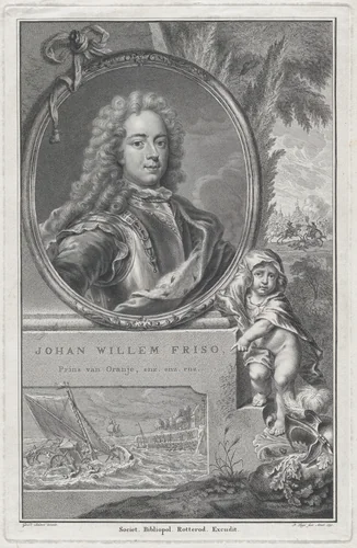 Johan Willem Friso, Prince of Orange-Nassau by Pieter Tanjé, print, 1751