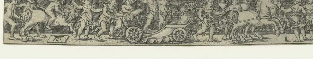 Triomfwagen by Unknown, print, 1520-1562