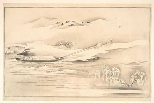 Book of Ehon Ginsekai (The World in Silver) by Kitagawa Utamaro (喜多川歌麿), print, 1754-1806