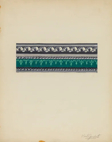 Wall Paper Border by Karl Joubert, index of american design, 1937