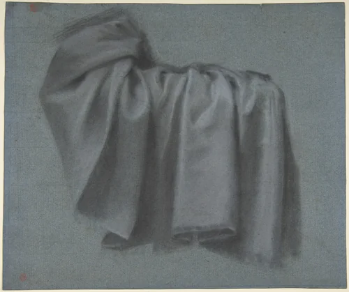 Study of Drapery by Pierre-Paul Prud'hon, drawing, 1808-1818