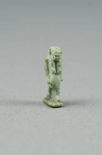 Amulet of the Goddess Taweret (Thoeris) by Egyptian, metalwork, -1069--332