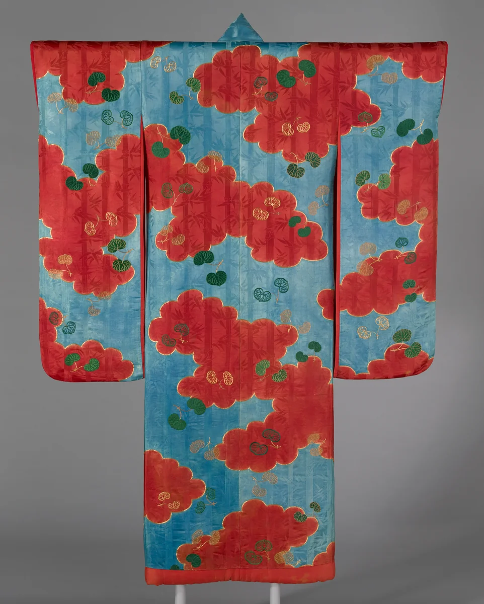 Furisode by Japan, textile, 1801-1900