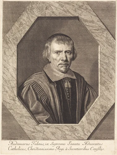 Omer Talon by Jean Morin; Philippe de Champaigne, print, 1600-1650
