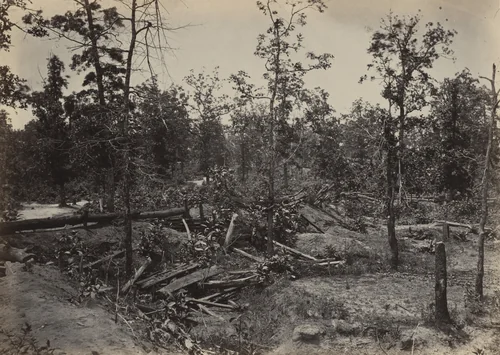 Battlefield of Atlanta, 22nd July, 1864, No. 1 from the album Photographic Views of Sherman's Campaign by George N. Barnard, photograph, 1864