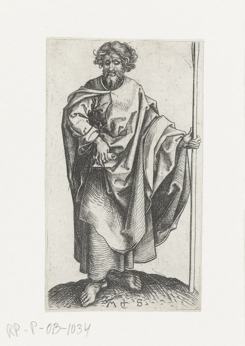 Apostel Thomas by Unknown, print, 1470-1491