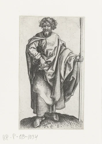 Apostel Thomas by Unknown, print, 1470-1491