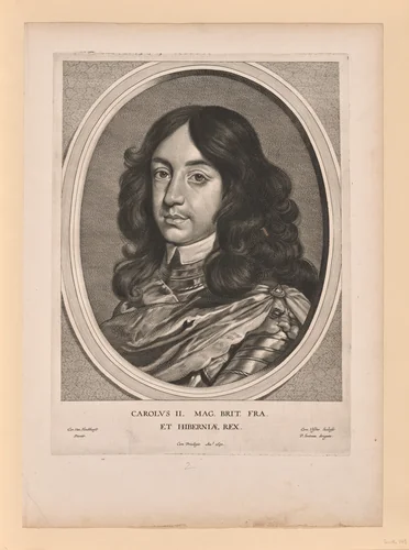 Charles II, King of England, from Effigies Variae... by Cornelis Visscher, print, 1650