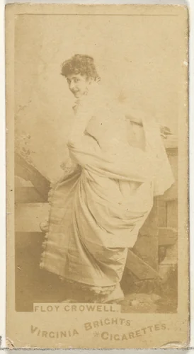 Floy Crowell, from the Actors and Actresses series (N45, Type 1) for Virginia Brights Cigarettes by Allen & Ginter, photograph, 1885-1891