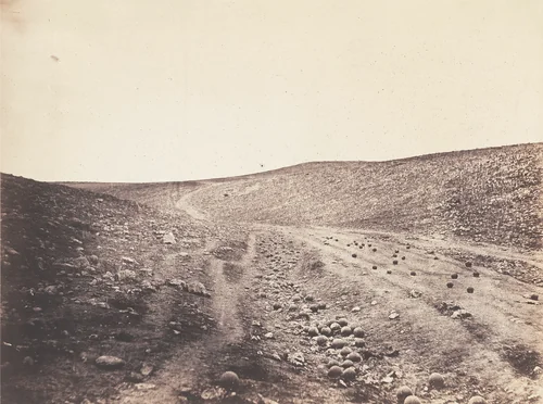 The Valley of the Shadow of Death by Roger Fenton, photograph, 1855