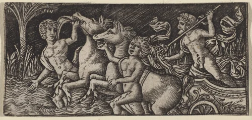 The Triumph of Neptune by Peregrino da Cesena, print, 1490-1510