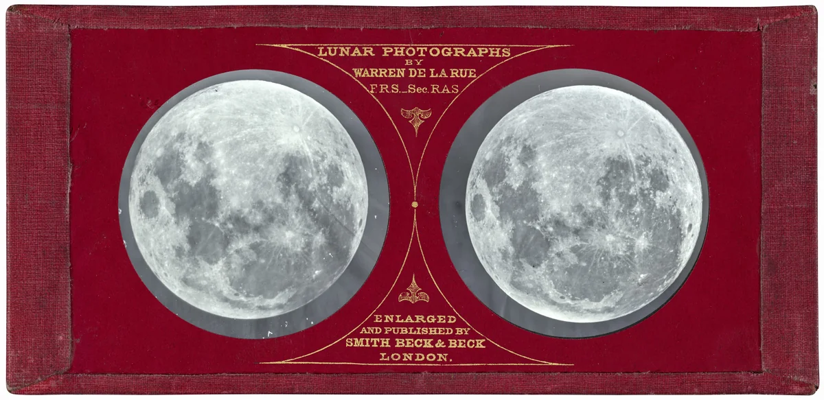 View of the Moon by Warren De La Rue, photograph, 1858-1859