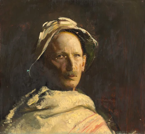 Self-Portrait by Abbott Handerson Thayer, painting, 1919