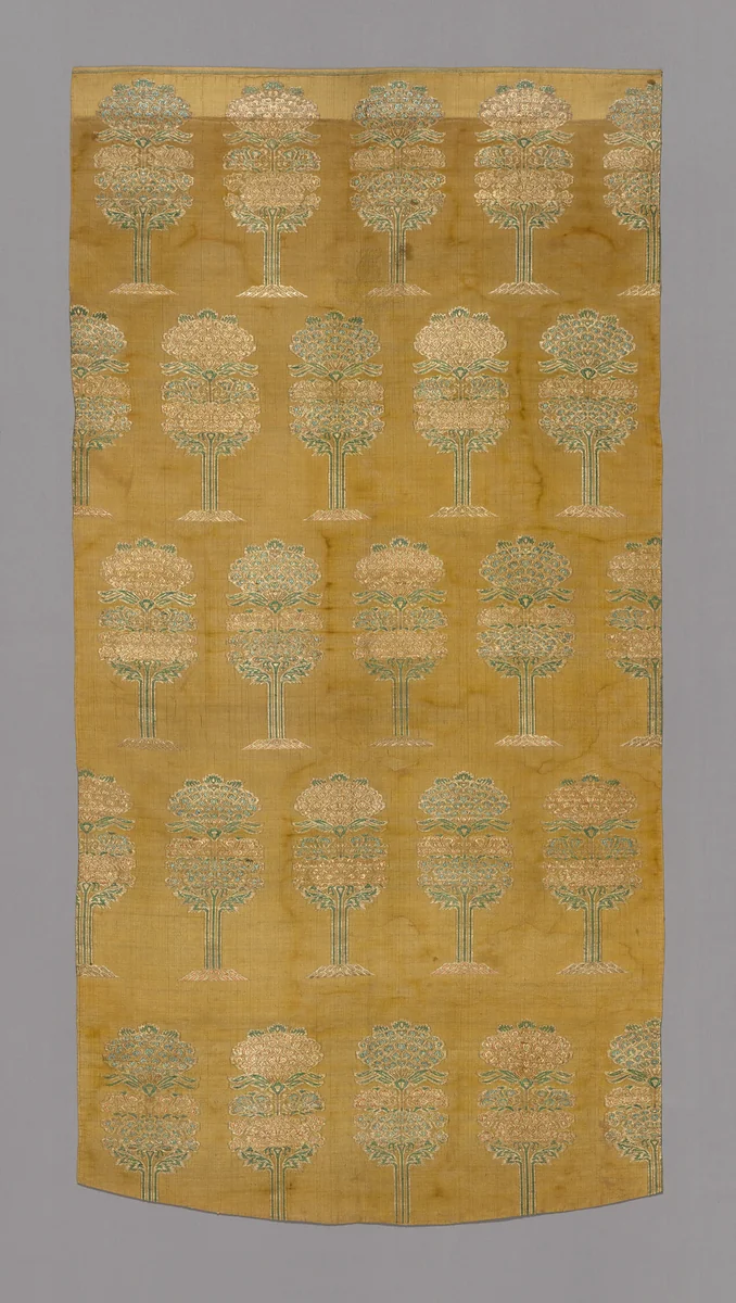 Panel (Furnishing Fabric) by Iran, textile, 1650-1700