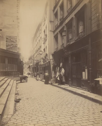 Rue des Anglais by Eugène Atget, photograph, 1902