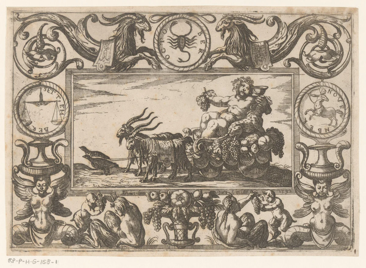 Herfst by Unknown, print, 1592