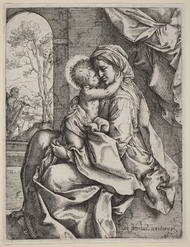 Virgin and Child by Ventura Salimbeni
Guido Reni, print, 1567-1613