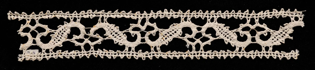 Bobbin Lace Insertion by Unknown, textile, 1500-1699
