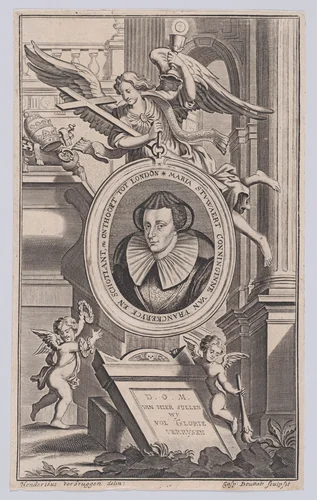 Mary, Queen of Scots (from "Opgang, voortgang, en nedergang, der ketteryen deser eeuwe") by Gaspar Bouttats, print, 1690