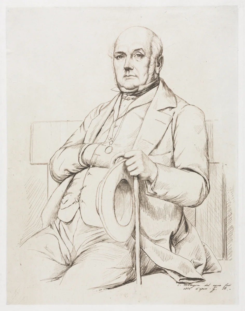 Casimir le Conte, after Boulanger by Charles Meryon, print, 1856