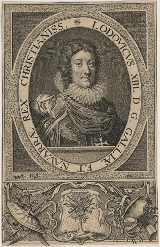 Louis XIII, King of France by Willem de Passe, print, 1598-1637