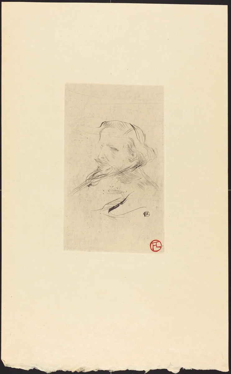 Francis Jourdain by Henri de Toulouse-Lautrec, portfolio, 1898