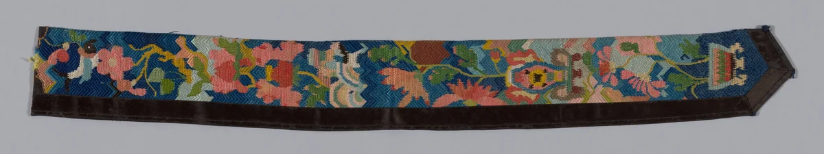 Band or Border (from Woman's Garment) by China, textile, 1875-1900