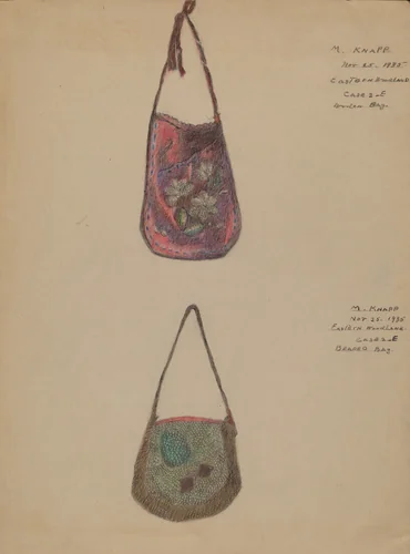Beaded Bags by Margaret Knapp, index of american design, 1935