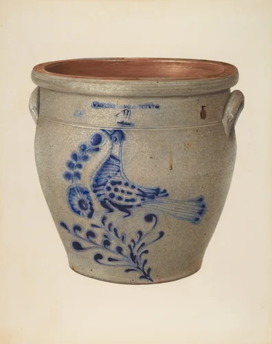 Crock by Isadore Goldberg; John Tarantino, index of american design, 1941